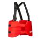 Preview: Kart Rippenweste JENA 2.0 rot Gr. XXS